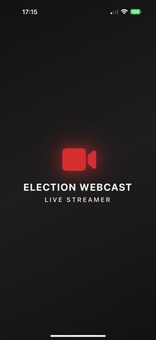 Election Webcast Live Streamer screenshot