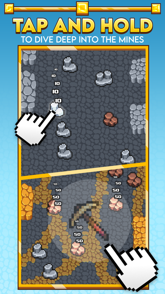 #3. Idle Obelisk Miner (iOS) Podle: Checkbox Entertainment