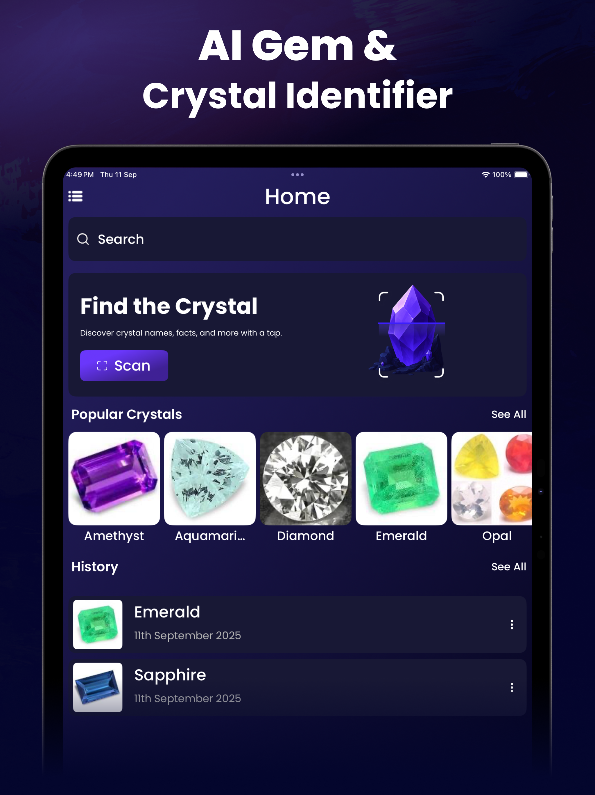 Crystal & Gem Identifier