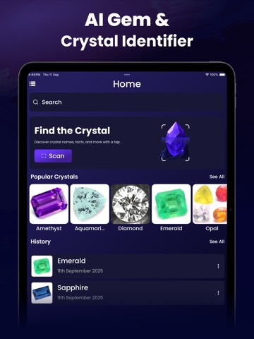 Crystal & Gem Identifier iPad screenshot