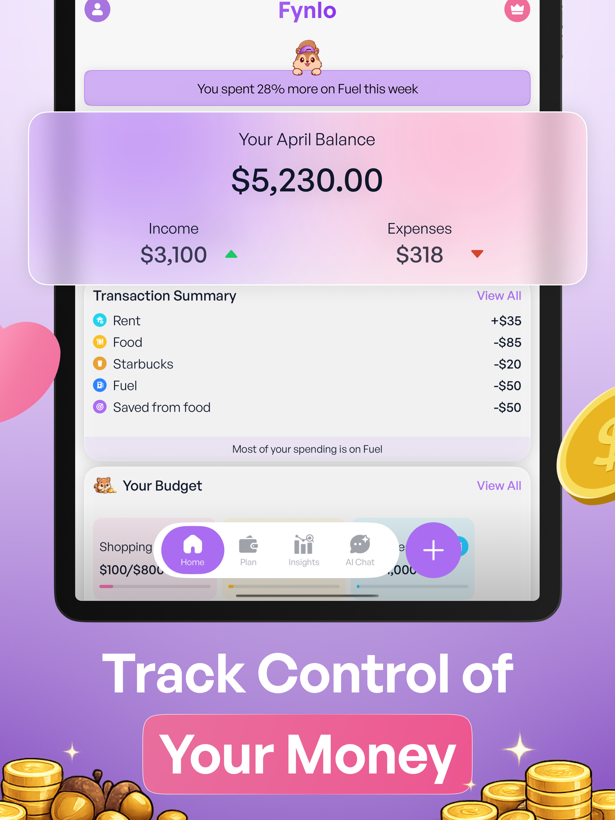 Monthly Budget Planner - Fynlo screenshot 10