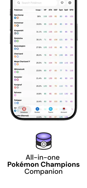 PokéBase Champions screenshot 1