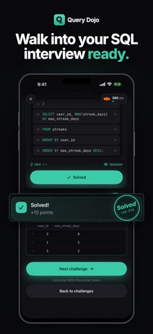 Query Dojo: SQL Practice Screenshot 1 of 8