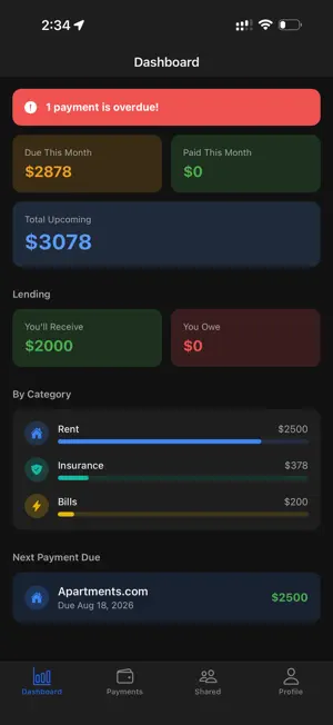 Reminds Me - Bill Tracker screenshot 3
