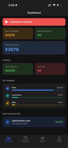 Reminds Me - Bill Tracker Screenshot 3 of 4