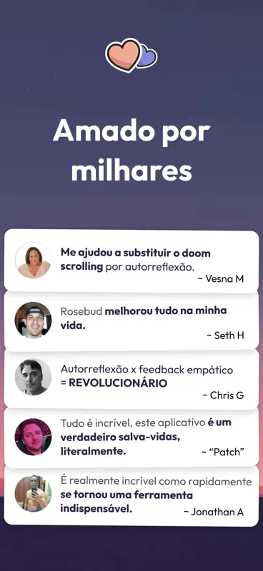 Rosebud: Diário e Jornal de IA screenshot 8 of 8