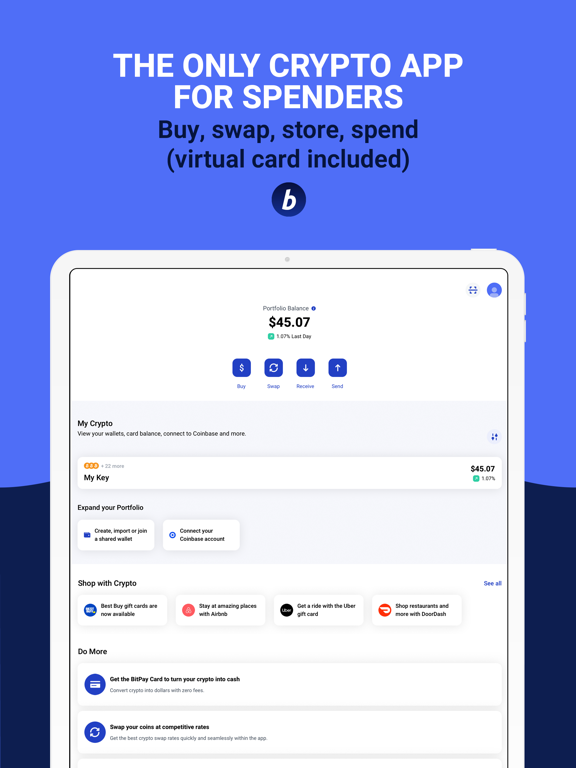 Screenshot #4 pour BitPay: Buy Bitcoin & Ethereum