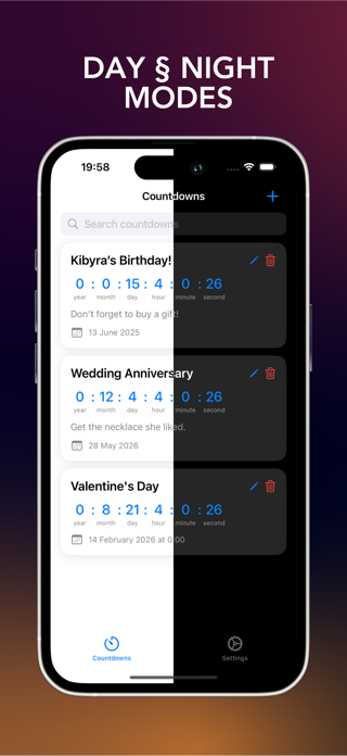 Countdown: Events & Timer Screenshot 4 of 6