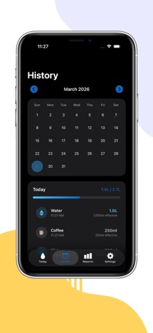 H2Go Water Tracker & Reminder screenshot