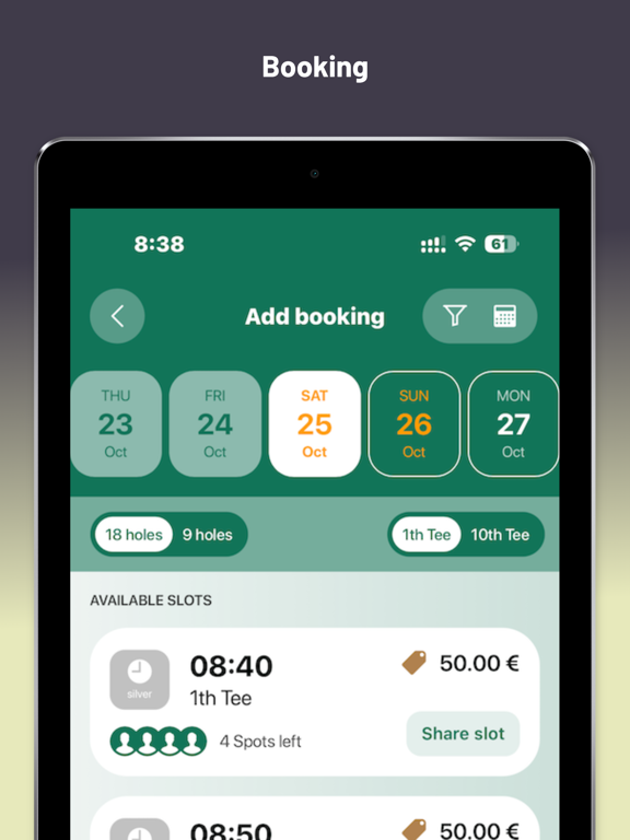 The Golf App | All-in-one iPad screenshot