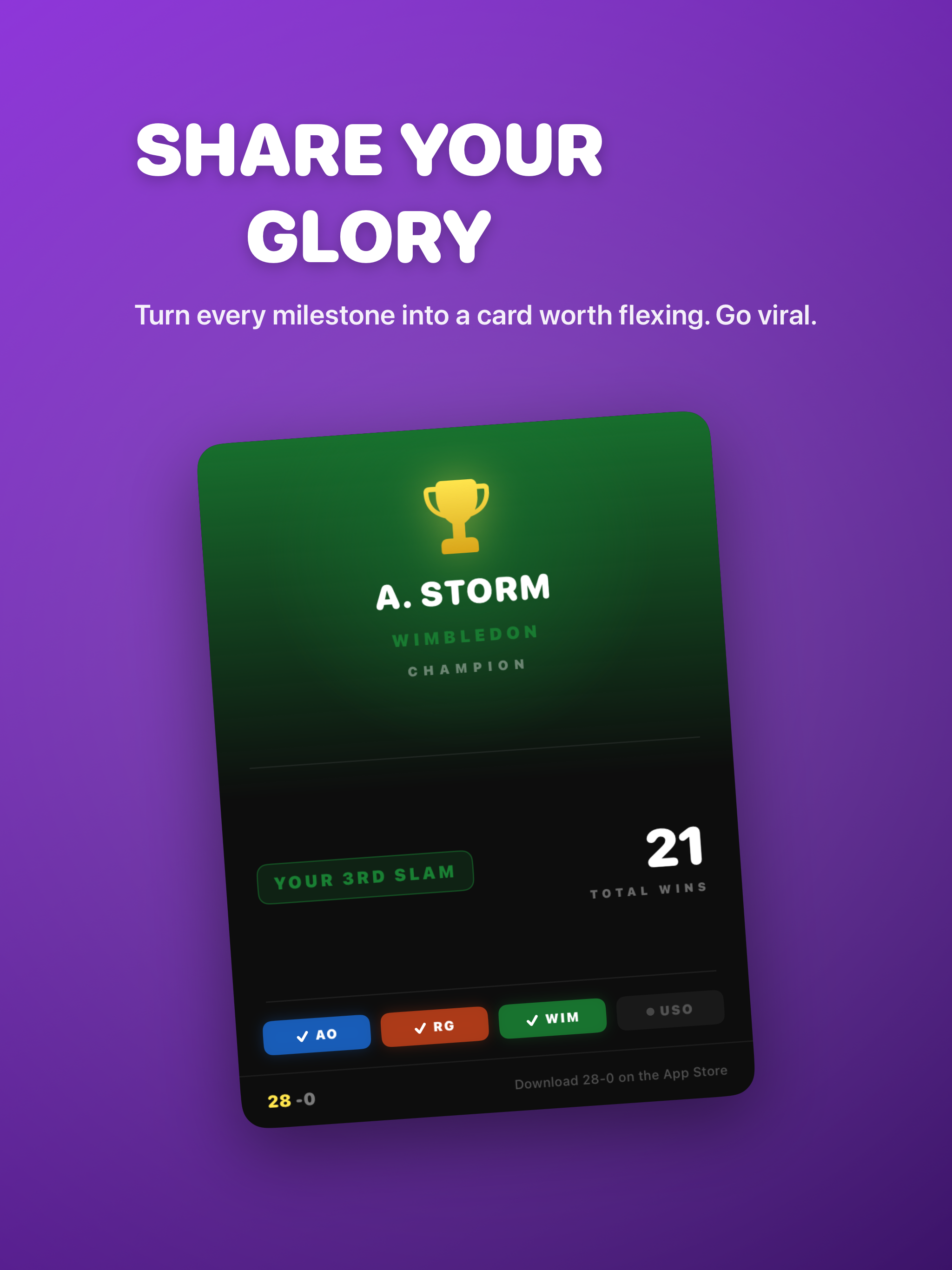 28-0: Tennis Draft Slam screenshot 10