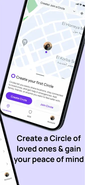Hiryo: Location Sharing App screenshot 2