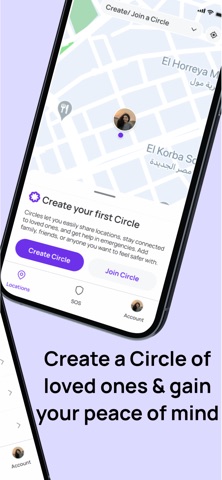 Hiryo: Location Sharing App Screenshot 2 of 4