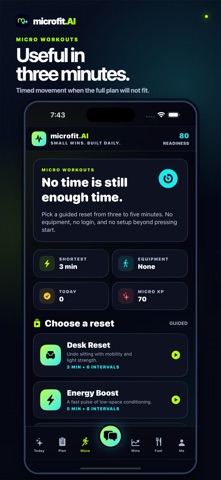 microfit.AI iPhone screenshot
