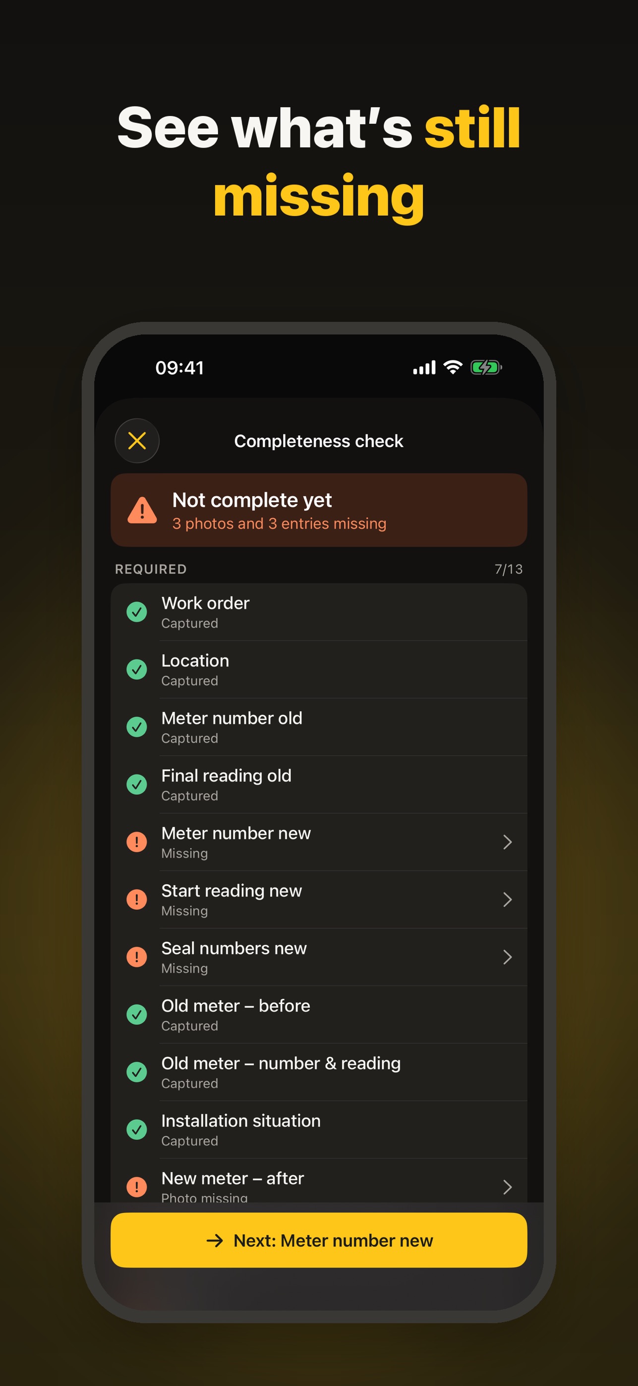 Screenshot 4 of MeterFolio: Meter Swap Log