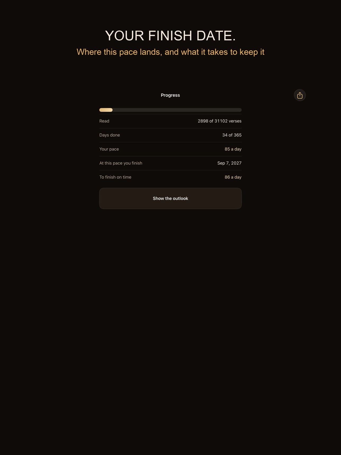 Screenshot 8 of Bible Reading Plan: Pace