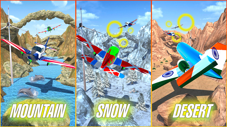 #8. Plane Simulator Airplane Games (iOS) De: Muhammad Umer Malik