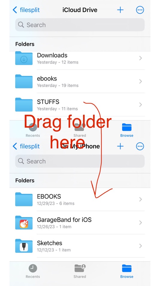#2. fileSplit (iOS) 来自: MARLENE IGARASHI