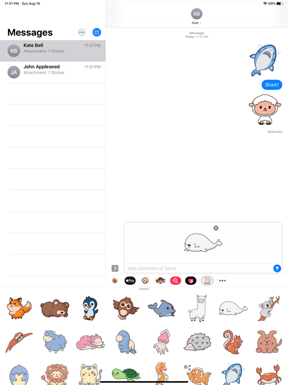 Screenshot #5 pour Pet Secret Story Stickers