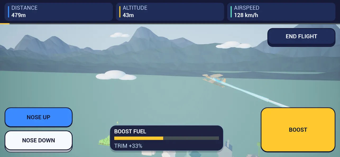 Dreams of Flight in-flight screenshot from the App Store