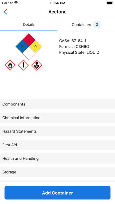 RSS Chemicals Screenshot