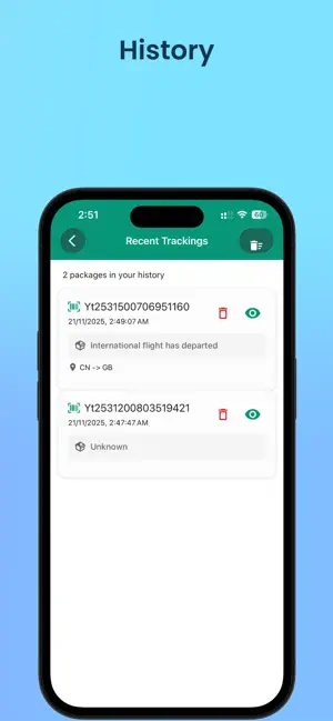 Yunxpress Tracking screenshot 4