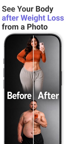 Body Visualizer: Weight Loss iPhone screenshot