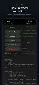 dotMux easy SSH with tmux screenshot