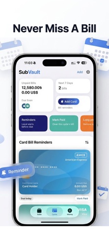 Subscription Tracker: SubVault Screenshot 2 of 4