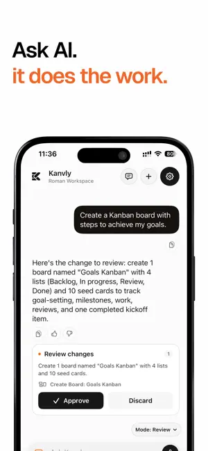 Kanvly: AI Workspace & Tasks screenshot 2