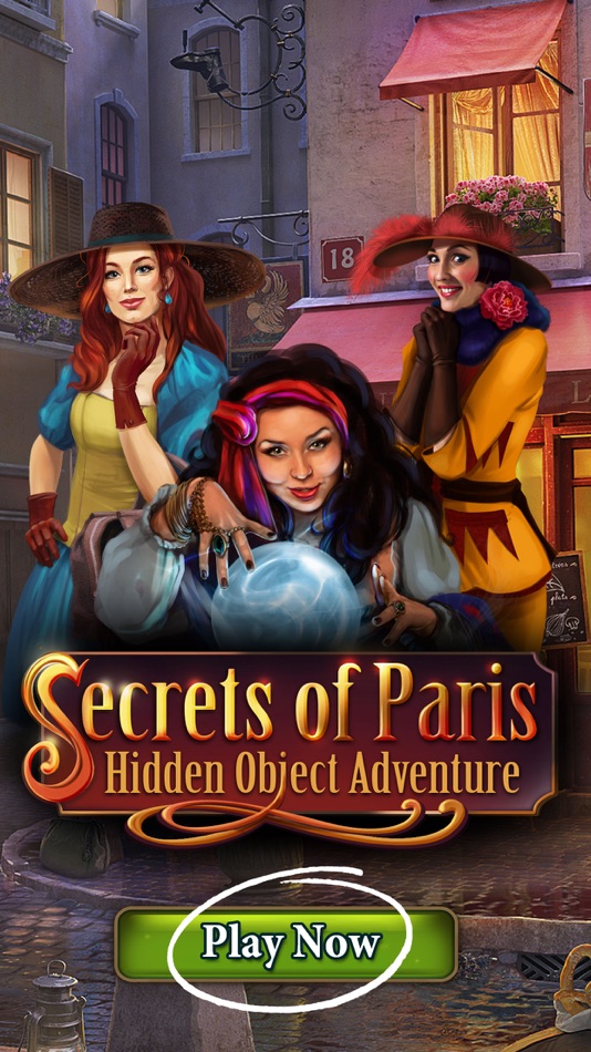 #4. Secrets of Paris Hidden Object (iOS) 由: BIGZUR, TOO