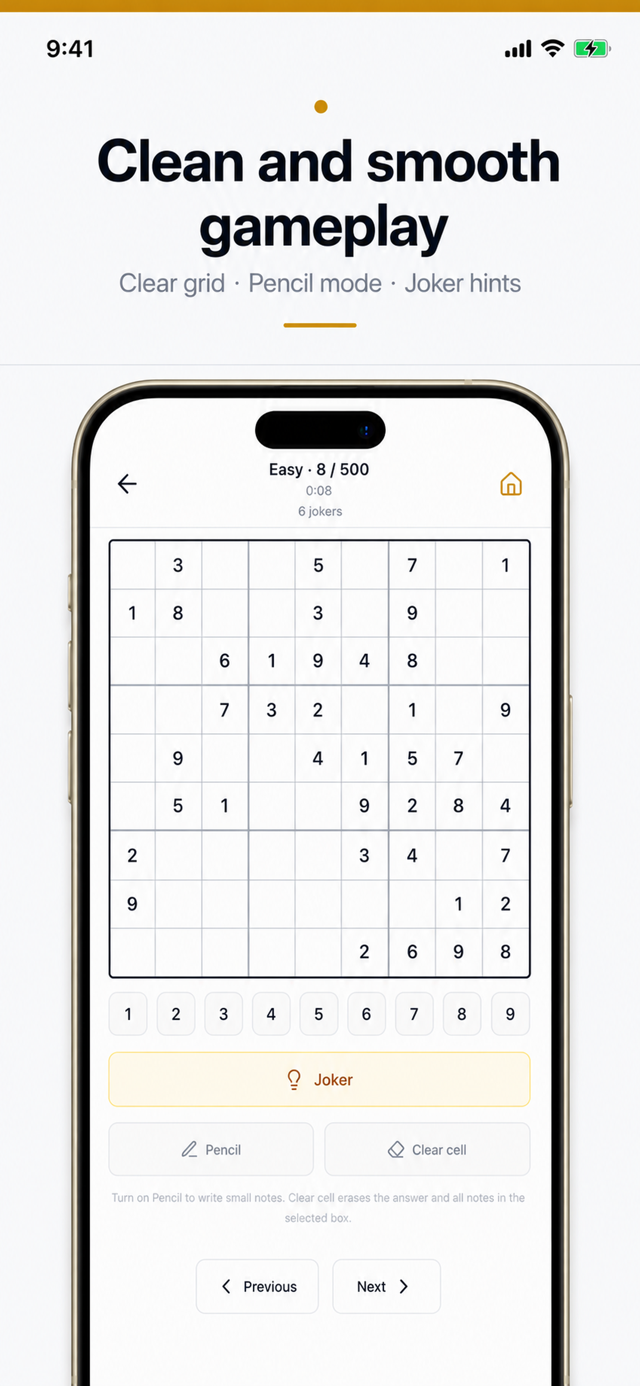 Sudoku: Klasik Bulmaca screenshot 8