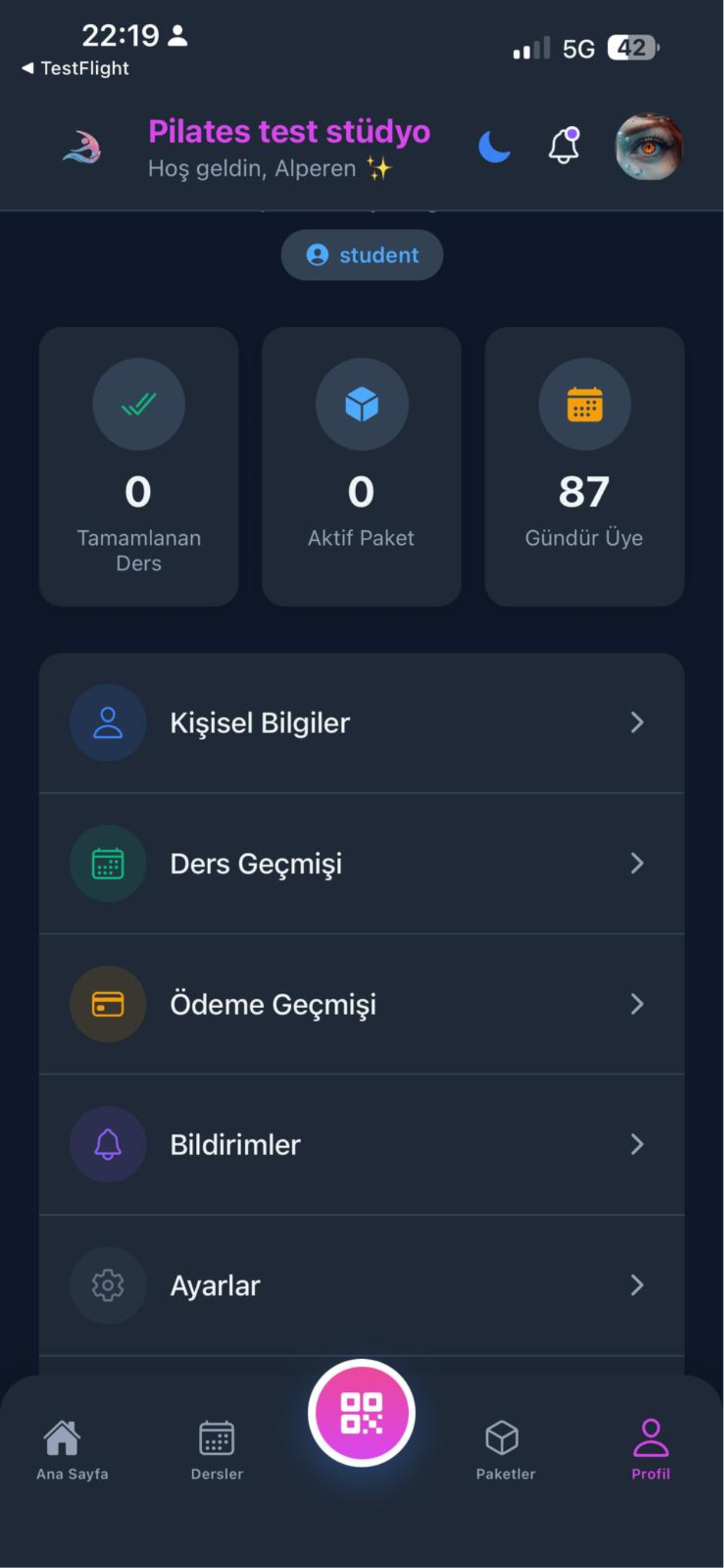 PilatesFlow | Student's App screenshot 5