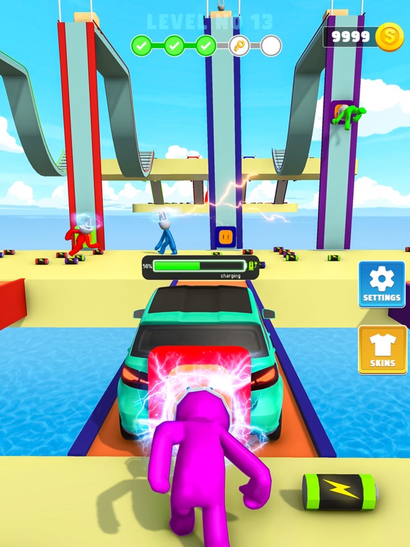 Perfect Plug Race Fun Heads iPad screenshot 4 - Games app