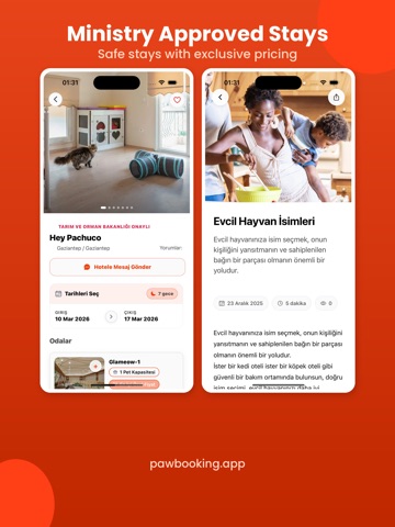 PawBooking: Travel and Booking iPad screenshot