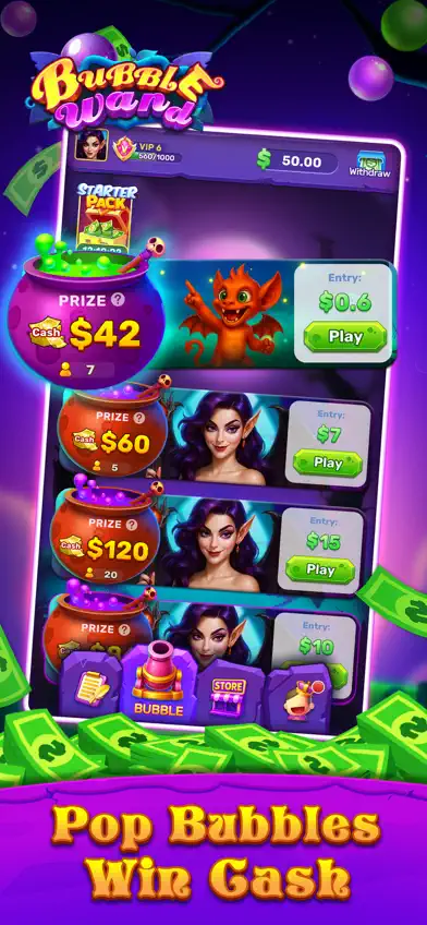 Bubble Wand：Win Real Cash screenshot 1