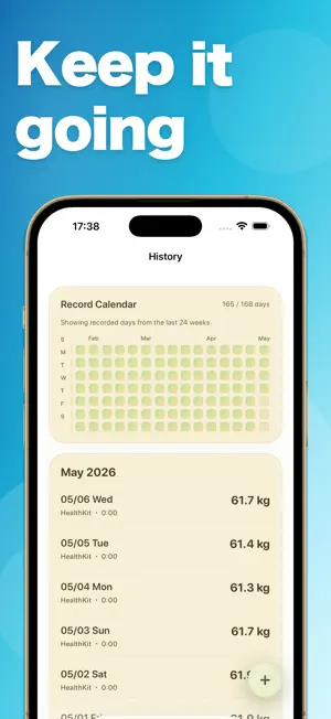 Daily Average Weight screenshot 4