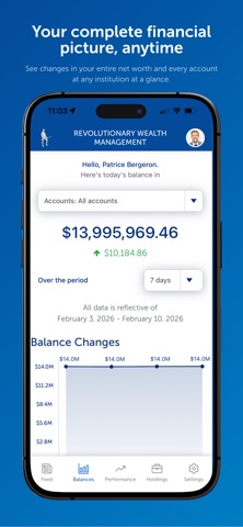 My Financial Advisor -Blueleaf iPhone screenshot