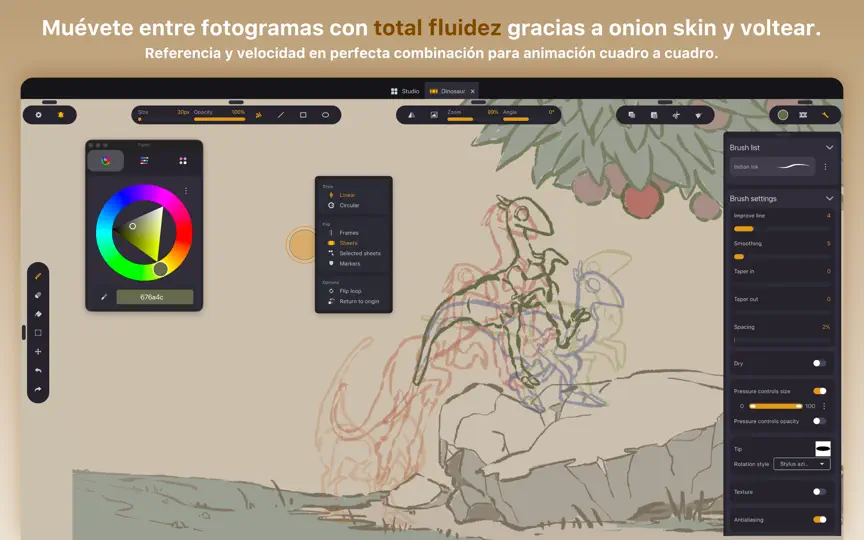 Captura de pantalla de Callipeg Studio: Animación 2D en iPhone 3