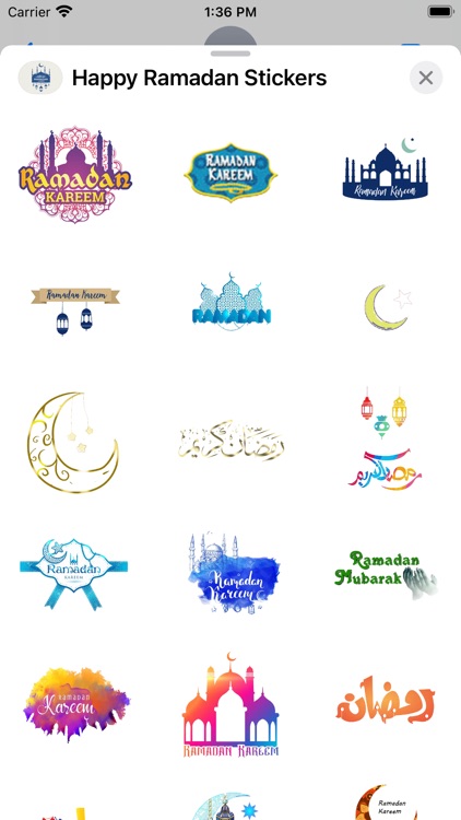 Ramadan Stickers Pack