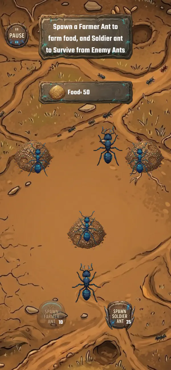 Screenshot #3 pour AntForge: Swarmfall