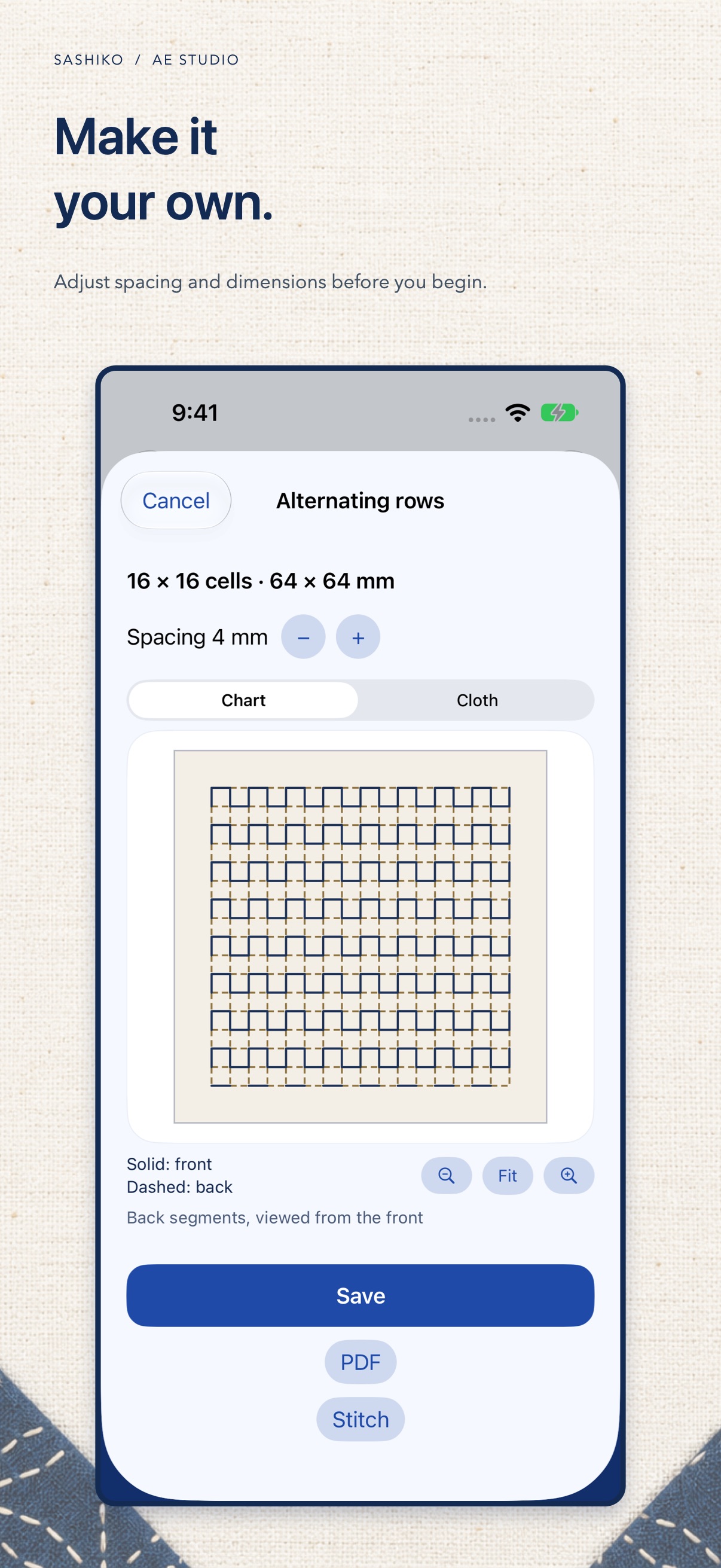 Screenshot 2 of Sashiko by AE Studio