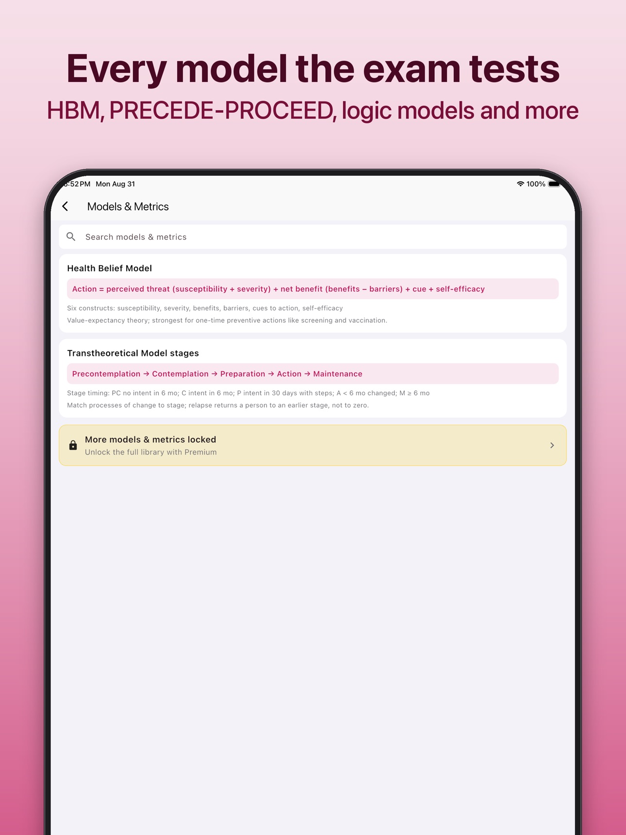 Screenshot 9 of CHES Exam Study Guide