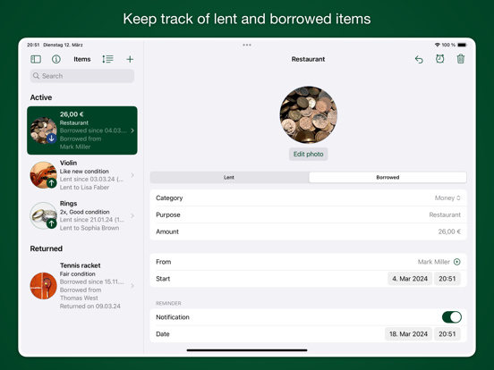 Screenshot #4 pour Borrow