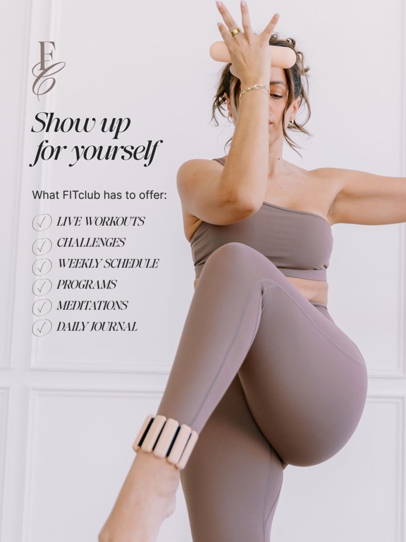 The FITclub by Yami Mufdi iPad screenshot 2 - Health & Fitness app