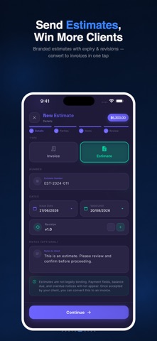 Invoice Maker | Bill Estimator screenshot