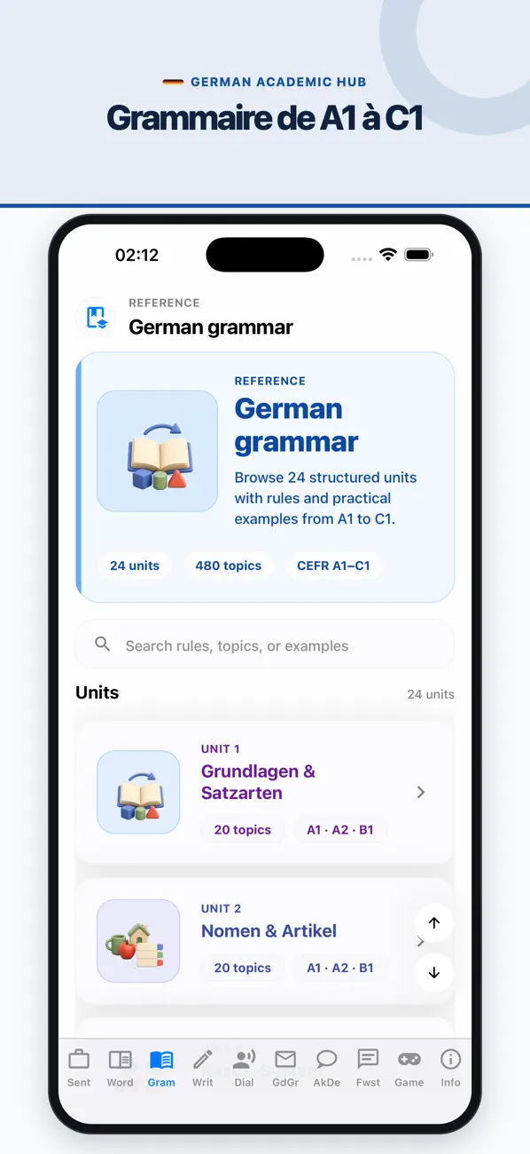 Screenshot #3 pour German Academic Hub