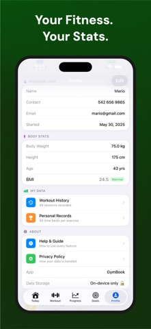 GymBook: Workout Tracker Screenshot 10 of 10