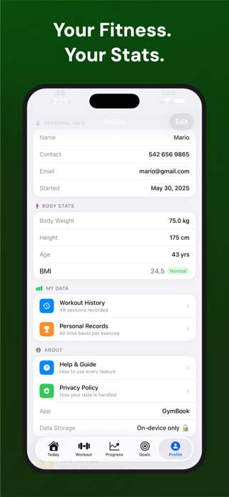 GymBook: Workout Tracker Screenshot 10 of 10