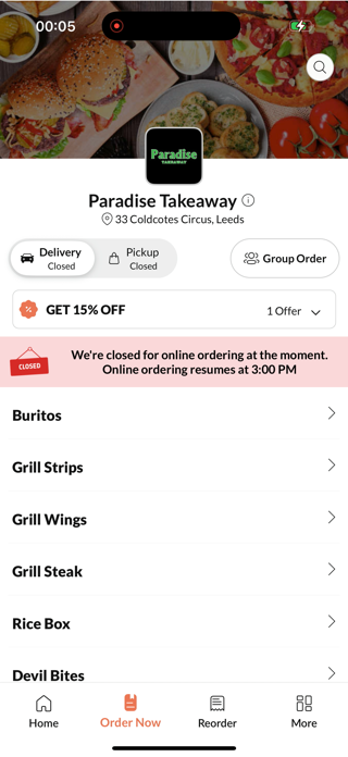 Paradise Takeaway. Screenshot 2 of 4